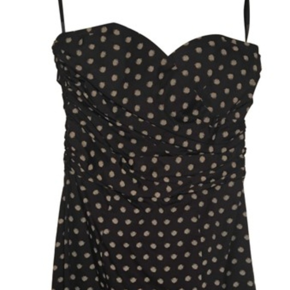 H&M Black and Tan Mid-Length Dress